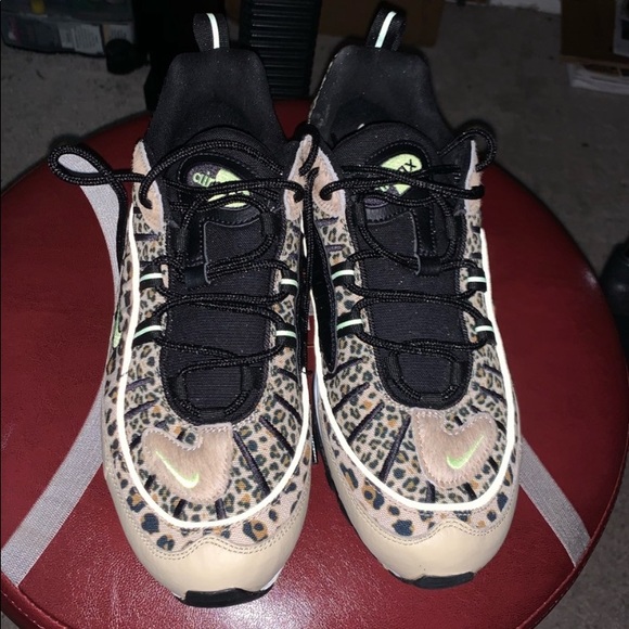 Nike Shoes - womens animal print/worn once!